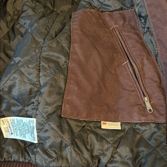 Purple Carhartt Insulated coat - Picture 4 of 6